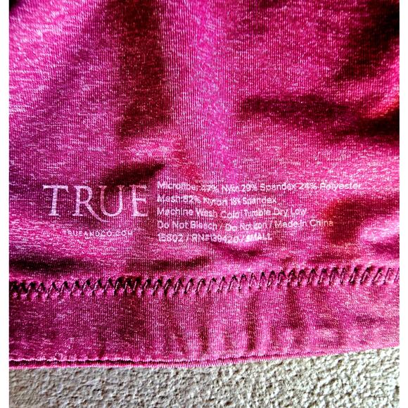 True & Co Bra Alice + Easy Fit Pullover Merlot Bra, Item 80140, Sz Small - Picture 5 of 5